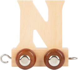Small Foot tren de letras de madera N set - juguete de madera - 12 piezas