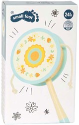 Small Foot juguete musical de madera tambor mono Tiny Friends para niños