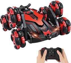 X-Rover coche acrobático 6 ruedas teledirigido con batería y cargador USB