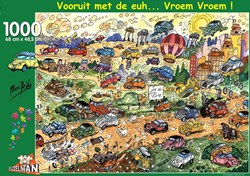 Puzzelman rompecabezas Vroem Vroem Marc de Vos 1000 piezas tema ciudades