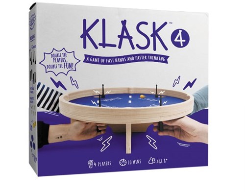 Asmodee Klask juego de mesa - Juego magnético de habilidad para 4 jugadores