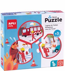 Trio puzzel beroepen