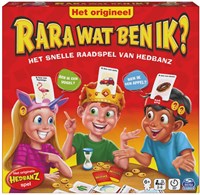 Spin Master juego de mesa RARA ¿Qué soy? - juego familiar con cintas para la cabeza