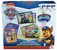 Spin Master set de puzzles Paw Patrol - 12 puzzles de cartón para niños - juguete