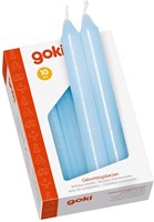 Goki velas de cumpleaños azules set - 10 piezas para tren de cumpleaños-3