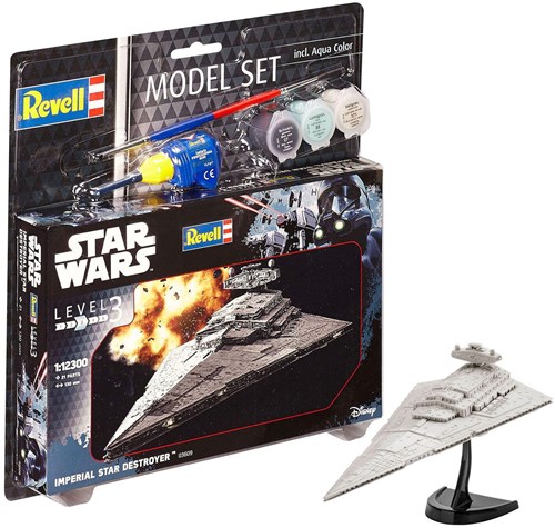 Revell Star Wars kit de modelo Imperial Star Destroyer - maqueta a escala 1:12300