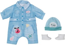Deluxe Jean Overall ropa para muñeca 43 cm conjunto denim BABY born