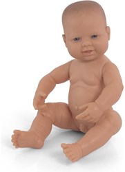 Miniland Muñeco Bebé Niño 40cm - Muñeca Realista para Niños