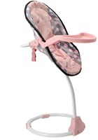 Silla para muñecas 3 en 1 gris rosa 42x40x40 cm silla de juguete-2