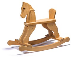 Ostheimer caballo balancín juguete de madera figura de juego