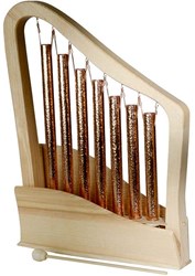 Choroi carrillón de tubos pentatónico instrumento musical cobre madera