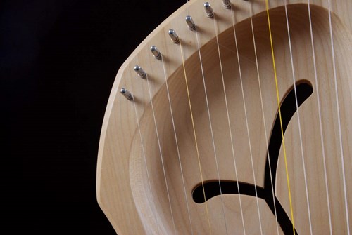 Auris instrumento musical lira infantil 12 cuerdas juguete educativo-2
