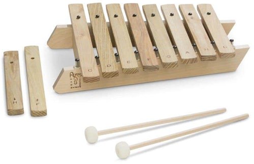 Auris xilófono instrumento musical de madera diatónico 8+2 notas f# + Hb