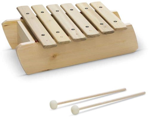 Auris instrumento musical de madera marimba bebé 6 tonos juguete educativo