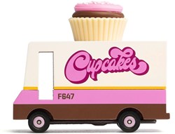 Candylab Candycar Furgoneta Cupcake Furgoneta - Coche de madera para niños
