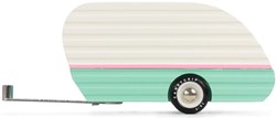 Candylab coche de juguete de madera Mojave Camper Teal - colección Americana