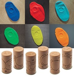 Yellow Door rodillos de arcilla emociones - juguete educativo para niños