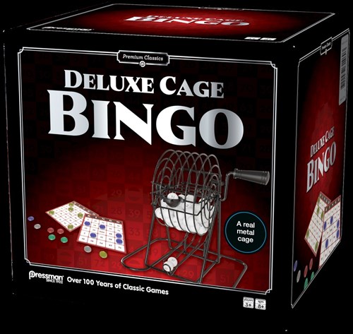 Goliath juego de bingo con jaula - clásico juego de mesa para niños