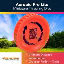 Aerobie Pro Lite - Disco de lanzamiento de 6,5 cm