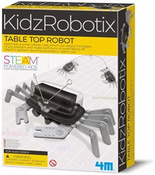 4M Robot de Mesa - Juguete STEM Tecnología 17cm con Instrucciones