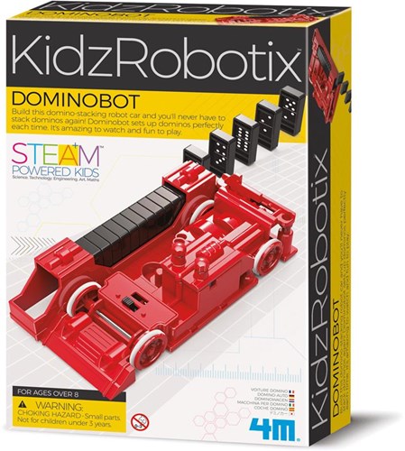 4M KidzRobotix Dominobot kit de robot para construir - juguete educativo 8+