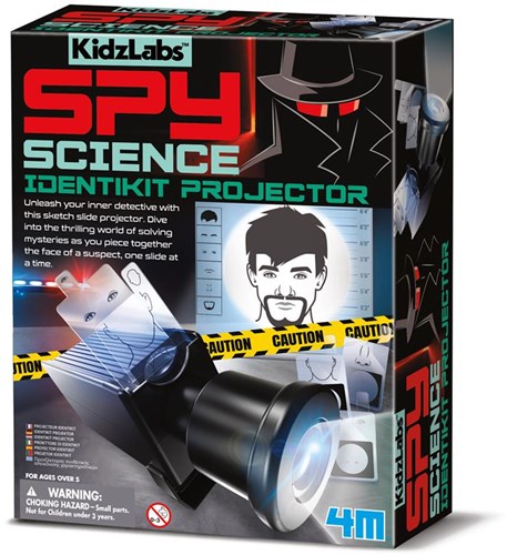 4M Juguete espía Proyector Identikit para jóvenes detectives
