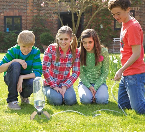 4M Science in action cohete de agua juguete experimento ciencia-3