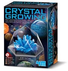 4M Science kit de crecimiento de cristal espacio azul juguete educativo 9cm