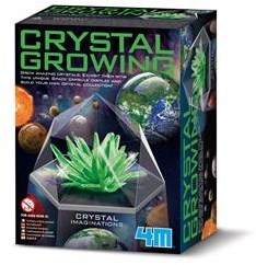4M Science kit de cultivo de cristales espacio verde 9cm juguete educativo