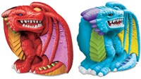 4M Crea Yeso Moldear y Pintar Dragones 3D Set Creativo 18x22x5cm 5+-3