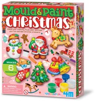 4M Set creativo de moldear y pintar Navidad - juguete creativo