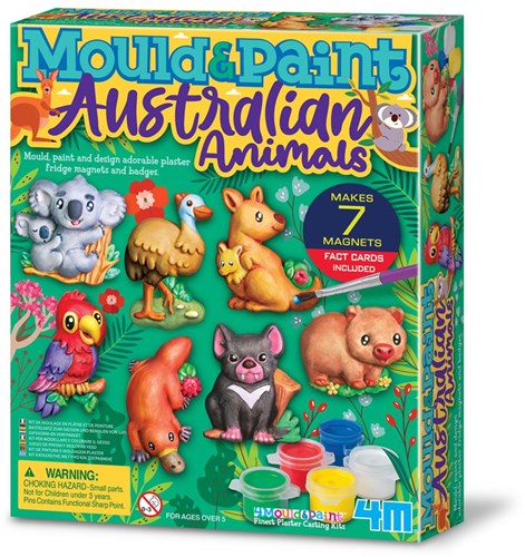 4M kit creativo moldear y pintar animales australianos juguete