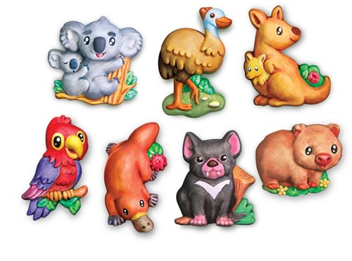 4M kit creativo moldear y pintar animales australianos juguete-2