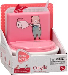 Muñecas Corolle - Inodoro interactivo para muñecas Mon Grand Poupon 36 cm