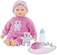 Corolle muñeca bebé interactiva Lucille - Muñeca francesa con aroma a vainilla, 42cm, 20 sonidos, 8 funciones
