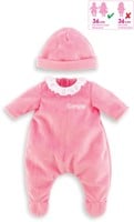 Corolle Mon Grand Poupon - Pyjama Roze met Muts, 36cm-2