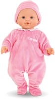 Corolle Mon Grand Poupon - Pyjama Roze met Muts, 36cm-3