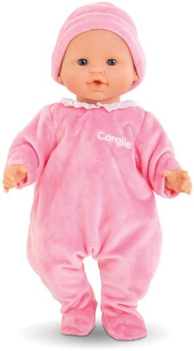 Corolle Mon Grand Poupon - Pyjama Roze met Muts, 36cm-3