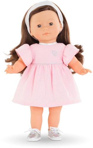 Corolle vestido para muñecas con diadema - vestido rosa para muñecas de 36 cm-3