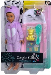 Corolle muñeca fashion Luna set fiesta de pijamas - muñeca con accesorios - 28 cm