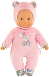 Corolle muñeca bebé oso rosa 30cm - muñeca suave para abrazar con aroma a vainilla