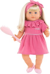 Corolle Muñeca bebé con pelo largo - Jade 36cm - Muñeca para peinar para niños