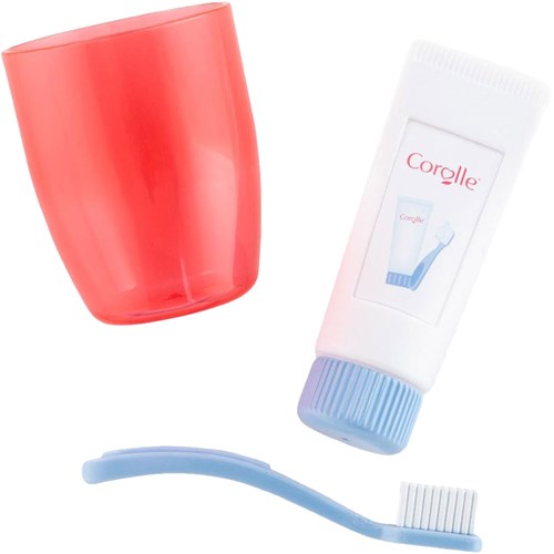 Corolle set cepillo de dientes muñeca 36 cm - juguete cepillo 3 piezas