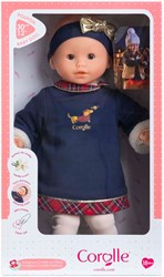Corolle muñeca bebé Calin Margaux Holidays muñeca suave 30cm azul aroma vainilla