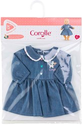 Corolle vestido para muñeca azul para muñeca bebé 36cm - ropa de juguete