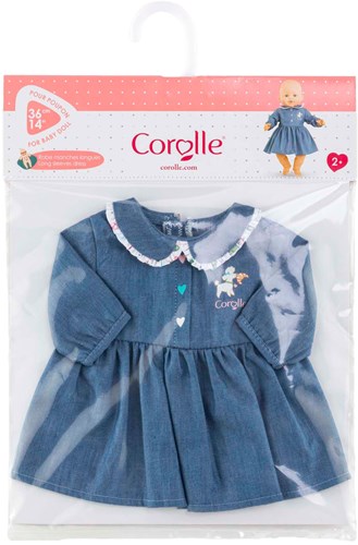 Corolle vestido para muñeca azul para muñeca bebé 36cm - ropa de juguete