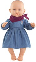 Corolle vestido vaquero para muñeca 42cm con bufanda - ropa de muñeca-3