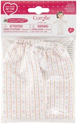 Corolle pantalón muñeca estampado tulipanes - ropa muñeca 36cm textil alegre