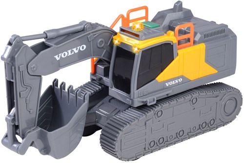 Dickie excavadora Volvo de juguete con luces y sonidos - vehículo de construcción-2