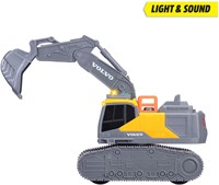 Dickie excavadora Volvo de juguete con luces y sonidos - vehículo de construcción-3